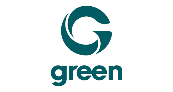 green.ch Logo – Internet- und TV-Provider auf dem Baden4net Glasfasernetz.