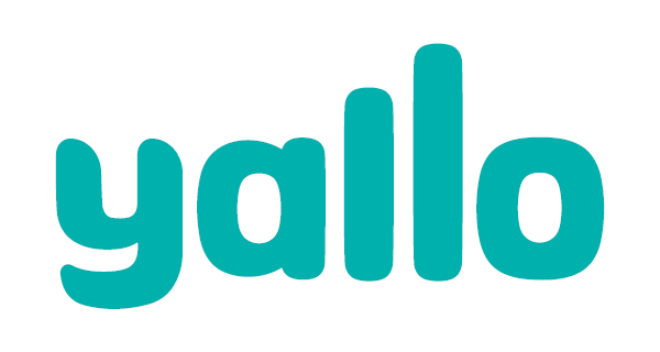 Logo Yallo – operatore Internet e TV sulla rete in fibra ottica Chiasso4net.